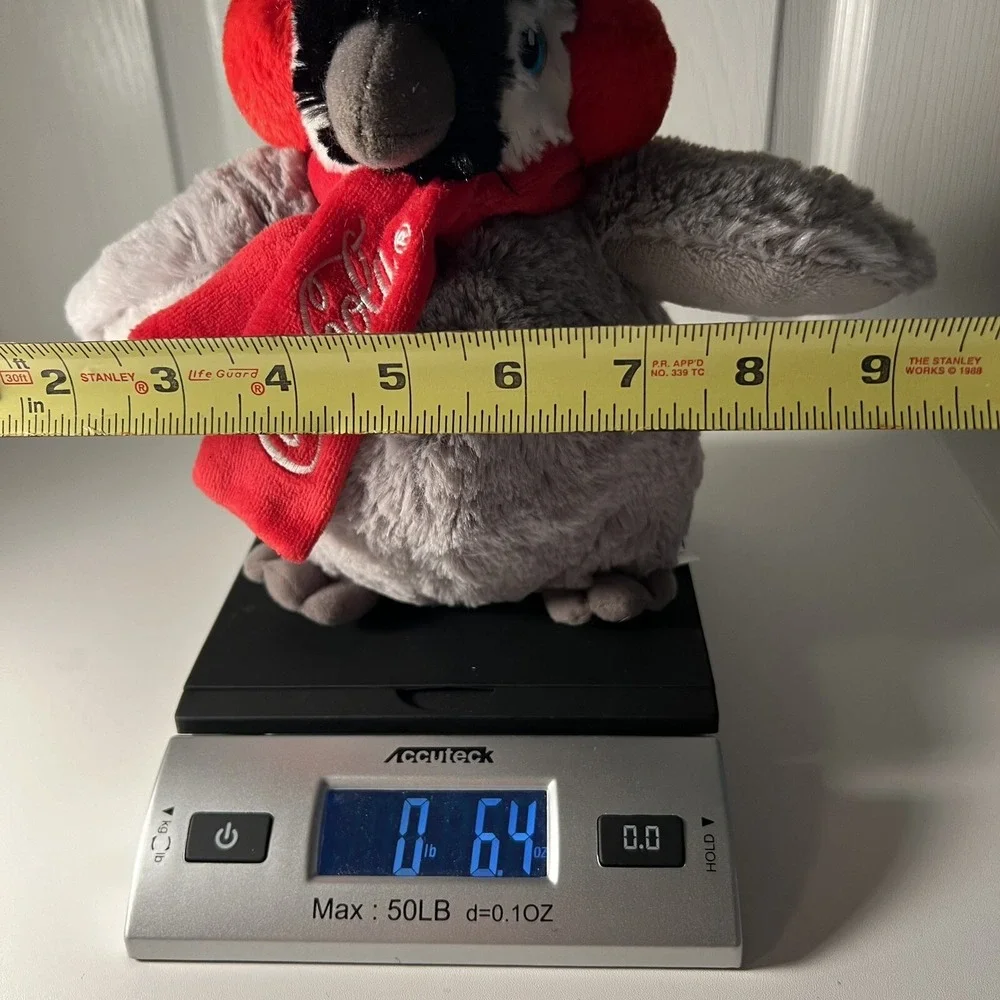 Coca Cola Baby‎ Penguin Plush Christmas Coke ear muffs & scarf gray red